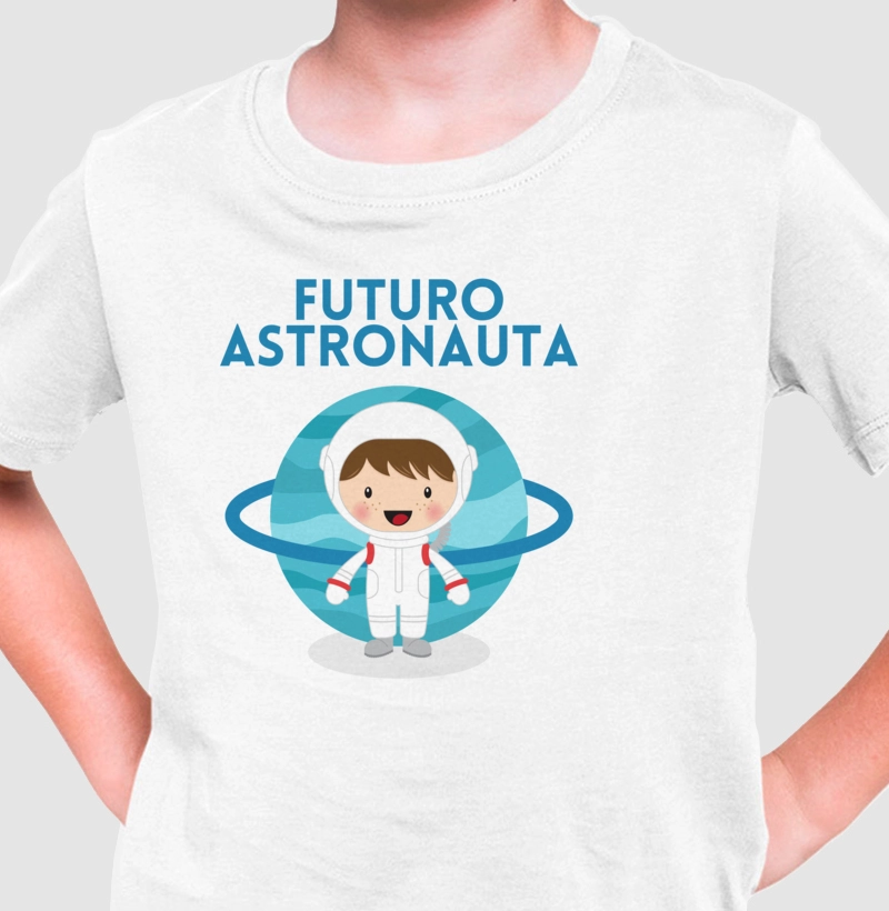 Camiseta Infantil 'Futuro Astronauta'