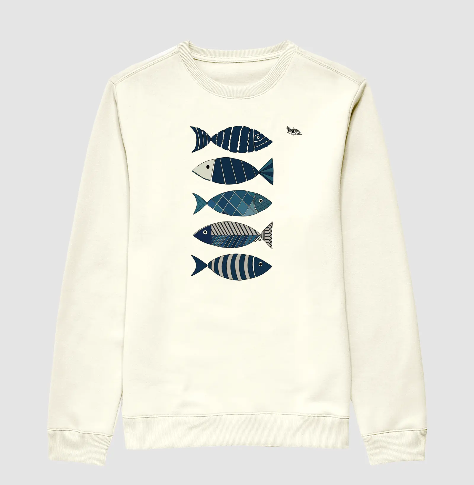 Camiseta Algodão Peruano Peixes