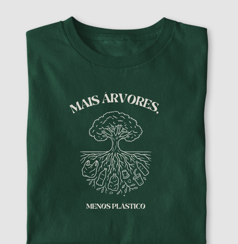 Mais árvores menos plástico