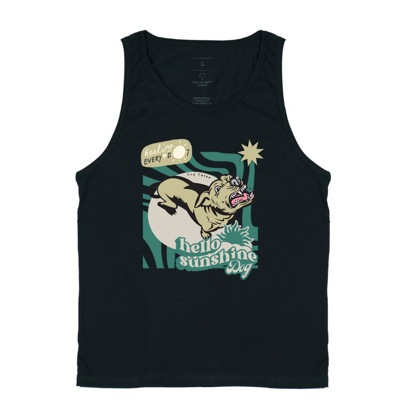 Camiseta Regata Dog Pulse – Hello Sunshine Dog