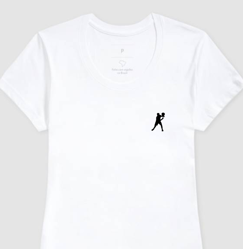Camiseta Feminina Padel Club Logo Pequeno