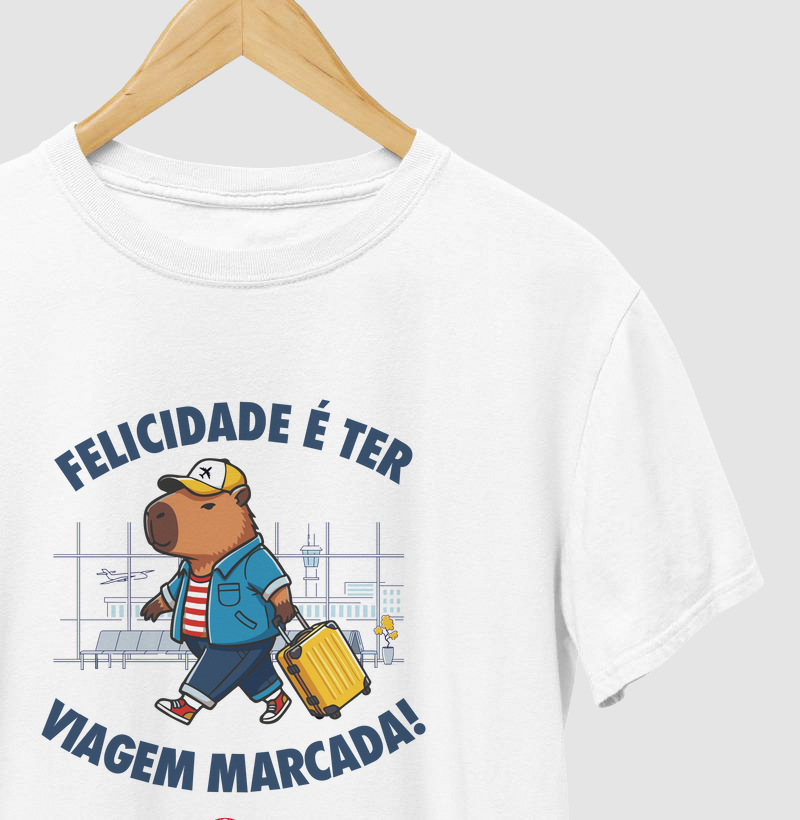 Capivara Felicidade Viagem Marcada!