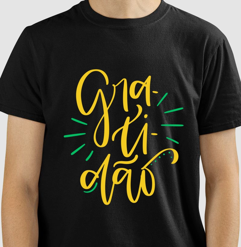 Camiseta 'Gratidão'
