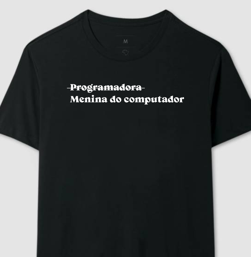 Programadora não, menina do computador