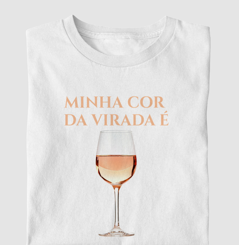 Camiseta Cor da Virada – Rosé