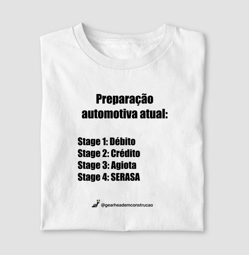 Camiseta Stage 1,2,3 e 4