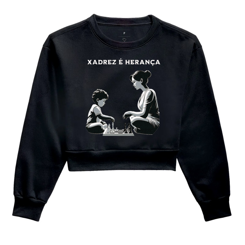 Xadrez é herança - Mãe e menino