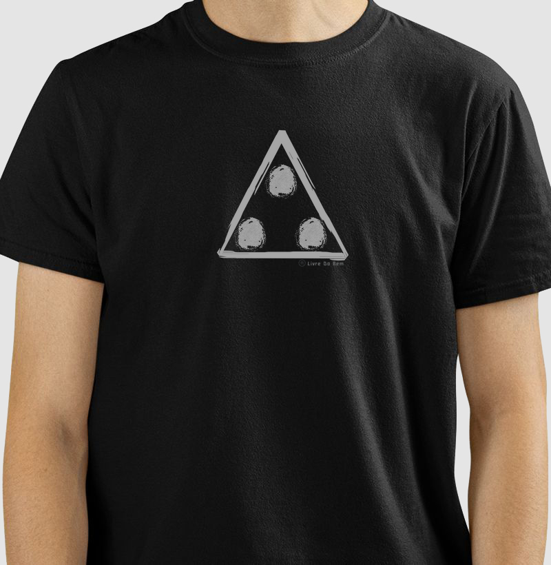 Camiseta maçonaria - Três pontos