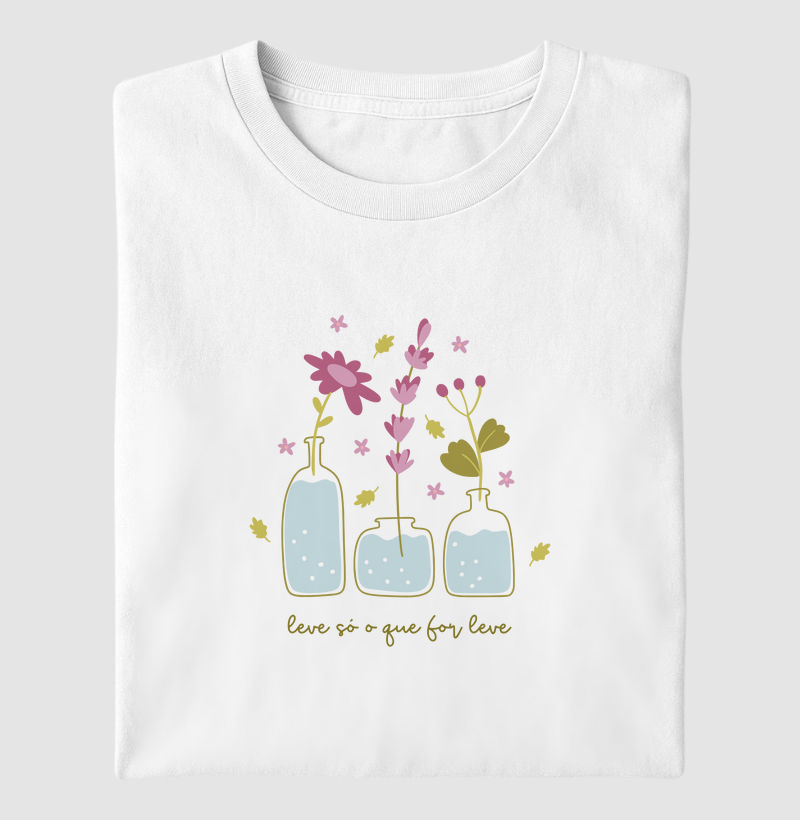 Leve só o que for leve