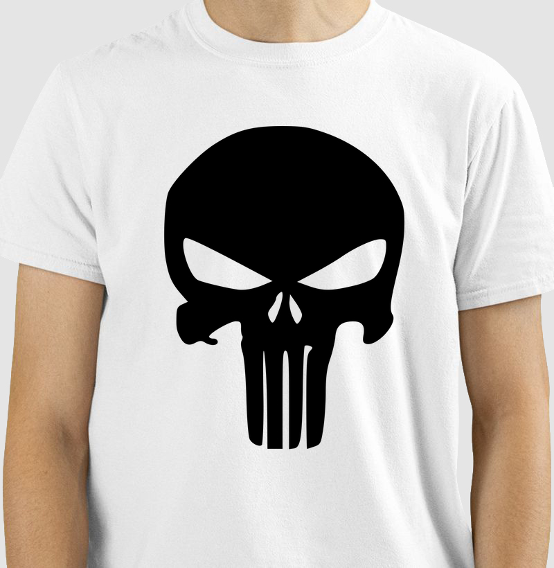 T-shirt Caveira do Justiceiro (V. Black)