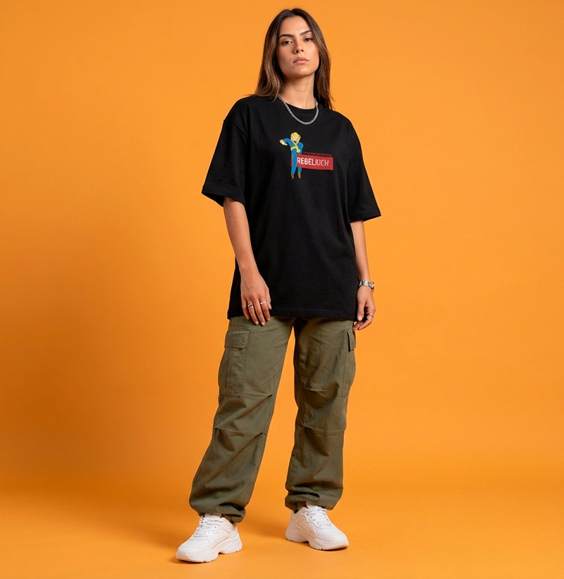 Toma Aqui Oversized Preta