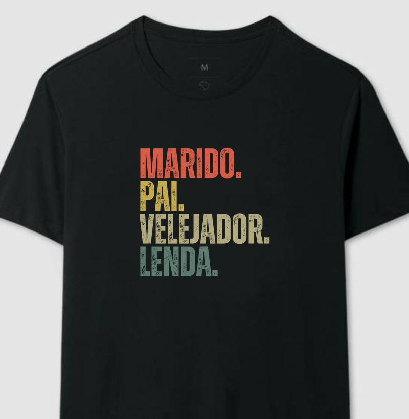 Marido pai velejador lenda - Algodão 30.1 