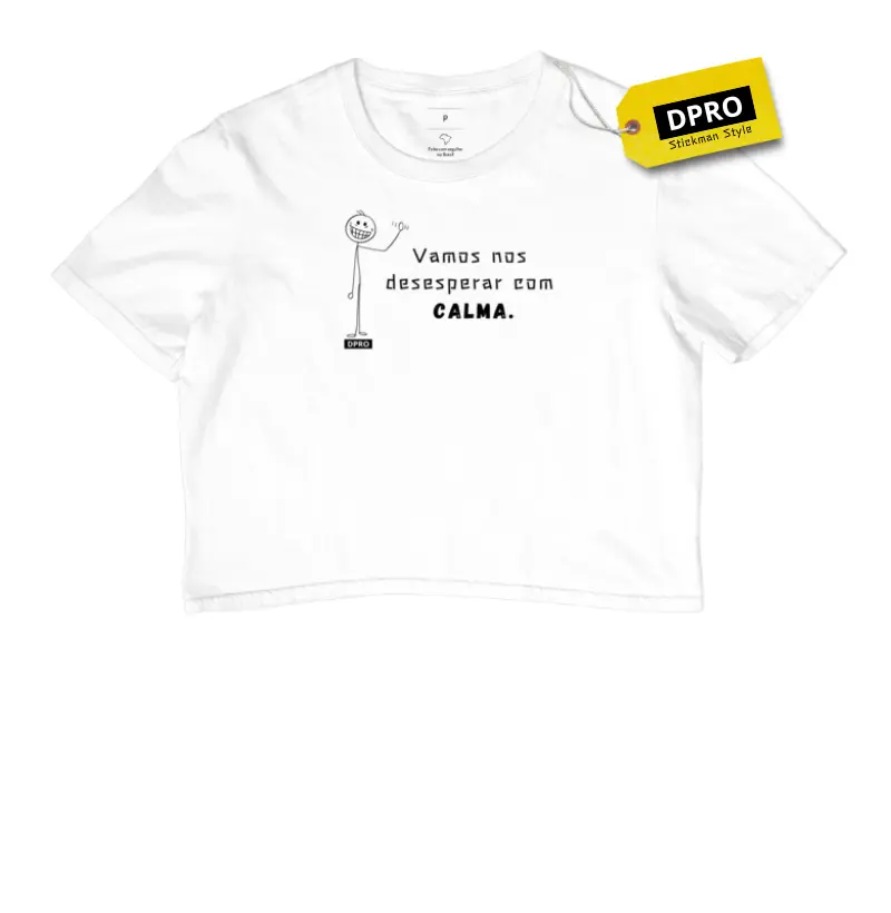 Vamos nos desesperar com calma