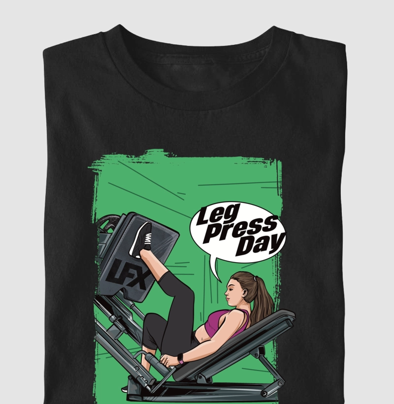 Mulher fazendo Leg press V01