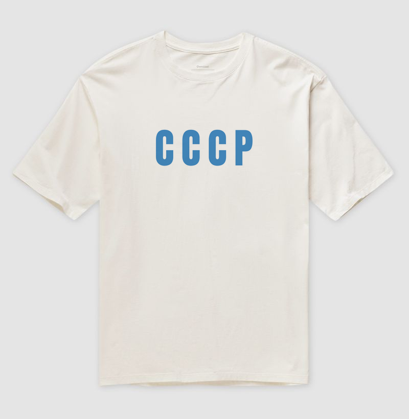 Camiseta Oversized CCCP