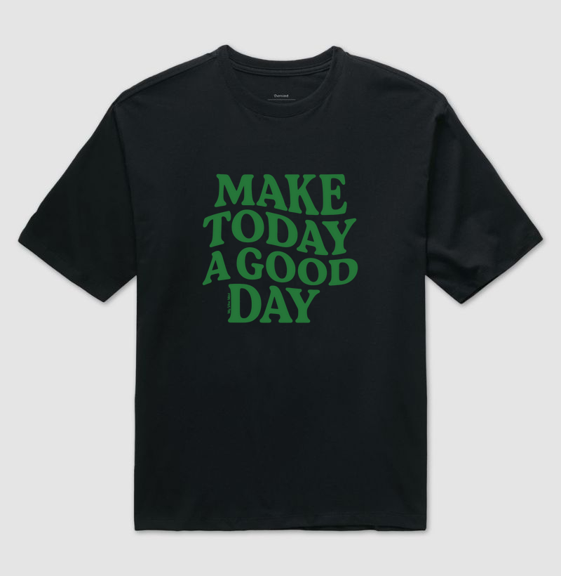 Camiseta Oversized - Hoje 