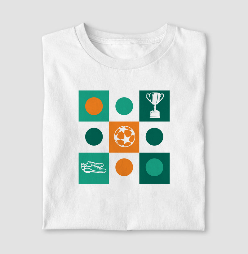 Camisa - Futebol arte - jogo da velha