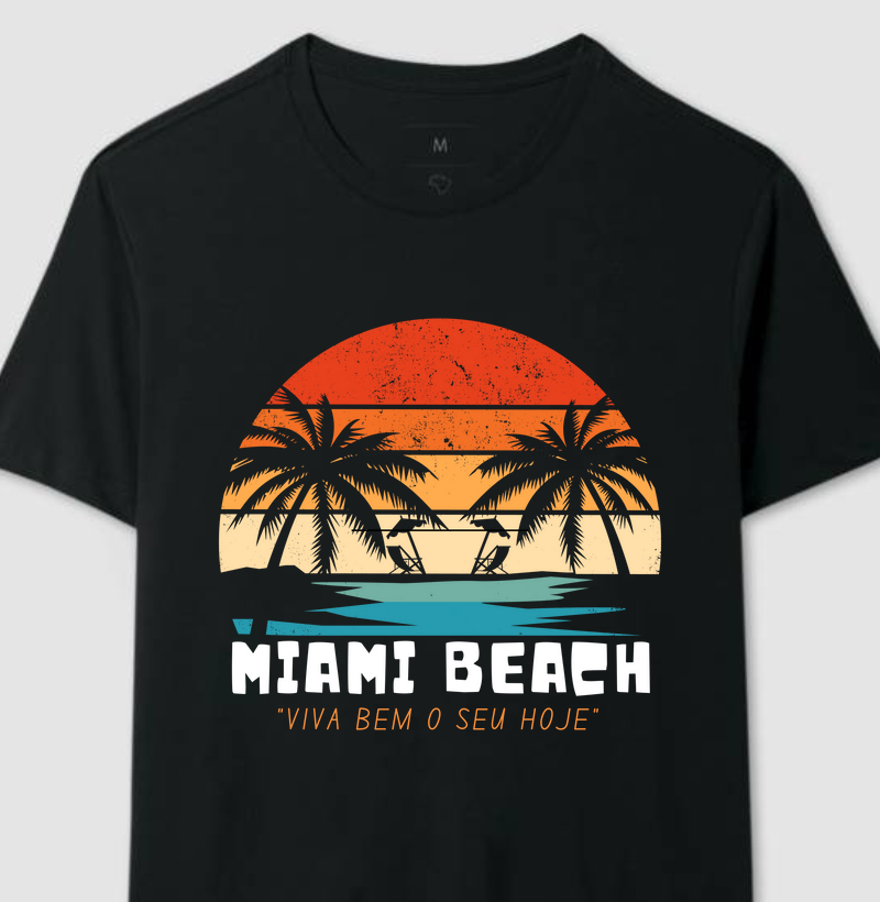 Camiseta Miami Beach Masculina [RESERVA INK]