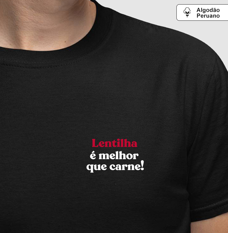 Lentilha é melhor que carne! (Minimal)