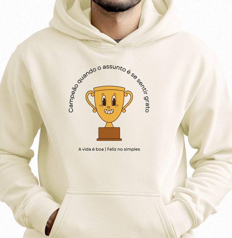 Moletom | Campeã quando o assunto é agradecer 