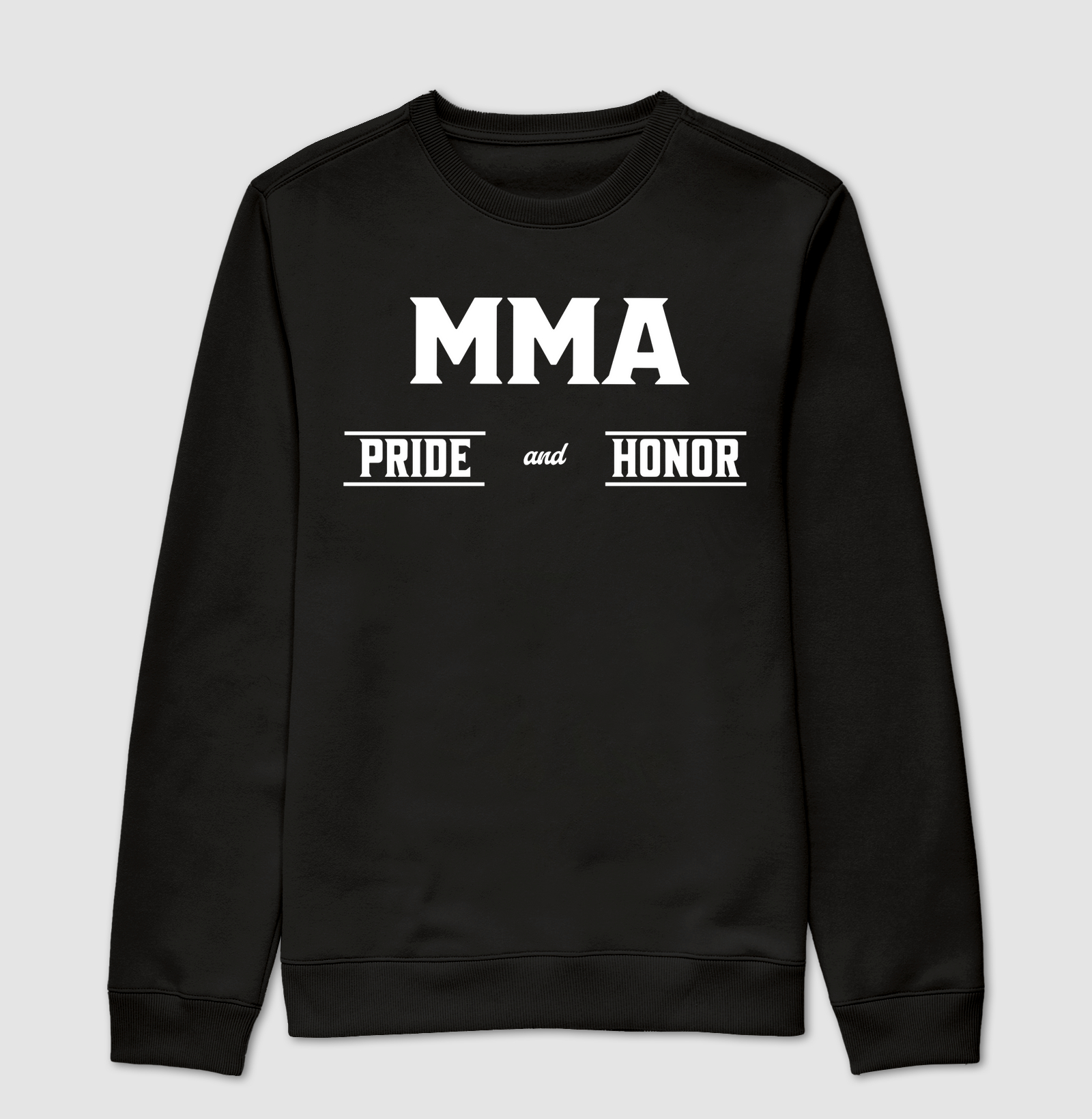 Suéter Moletom MMA Pride and Honor