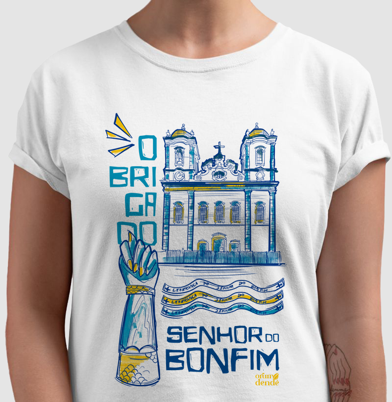 Camiseta Fé e Proteção – Senhor do Bonfim
