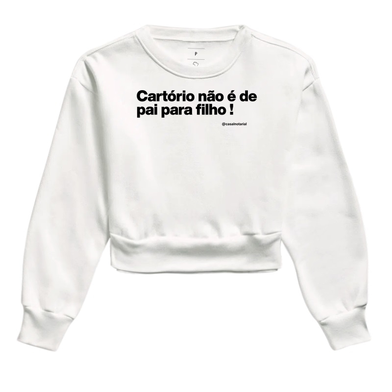 Camiseta cartório não é de pai para filho