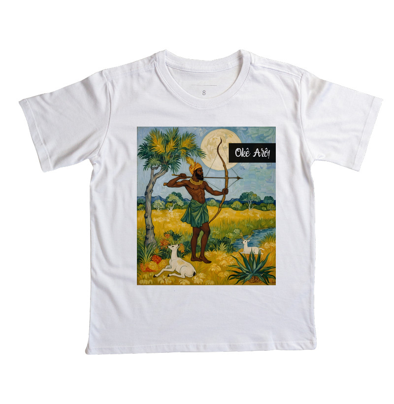 Camiseta Infantil - Oxóssi - Pintura 6
