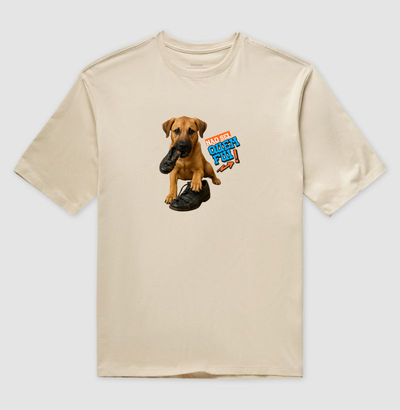 Camiseta Oversized Não Sei Quem Fui