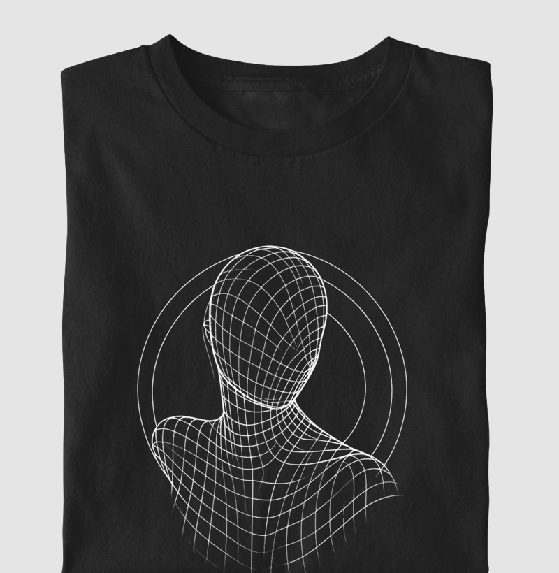 Wireframe Human Silhouette