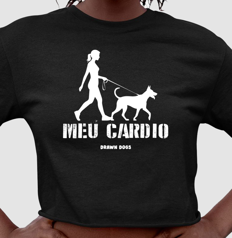 Meu cardio - mulher e cachorro