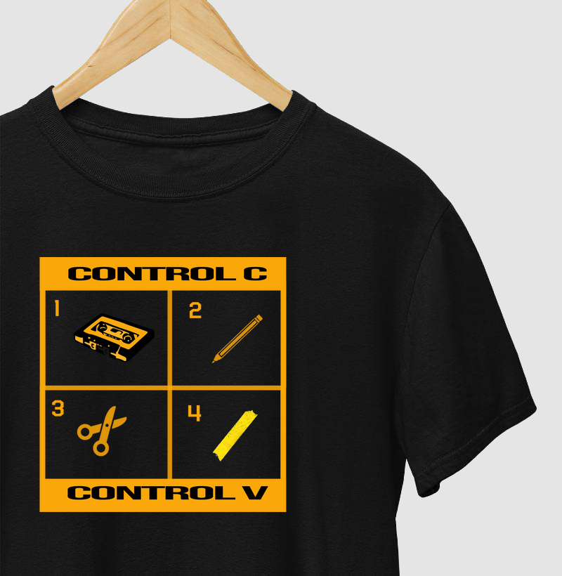 Camiseta Ctrl C + Ctrl V
