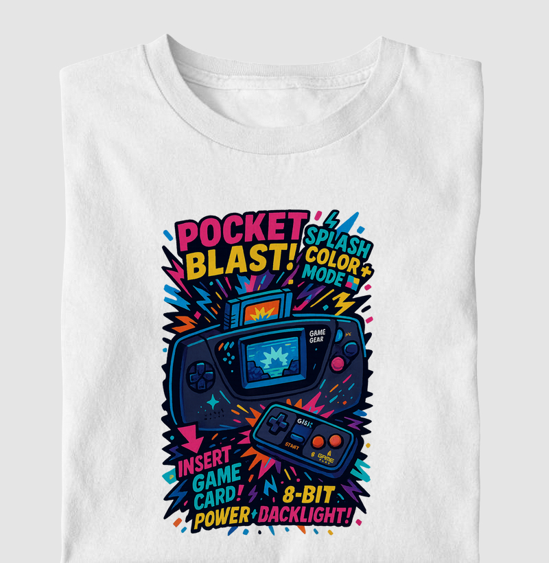 Console Vetor Game Gear Pocket Blast