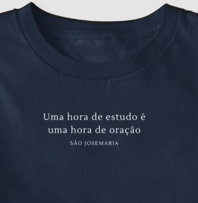Estudo é oração