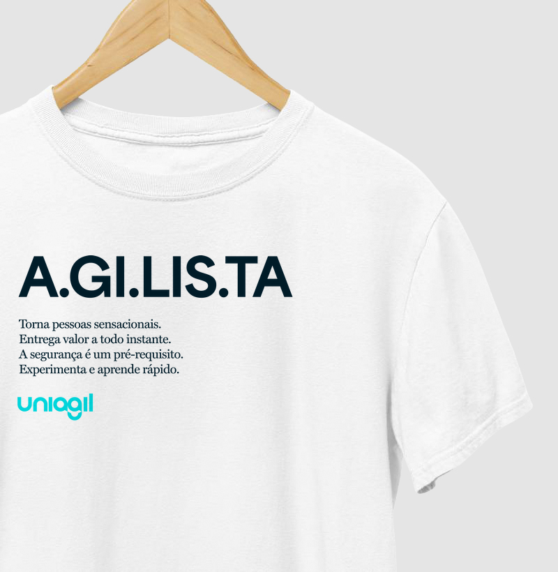 Camiseta A.GI.LIS.TA 2.0 várias cores