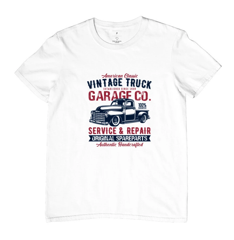 Camiseta Carro Vintage Truck