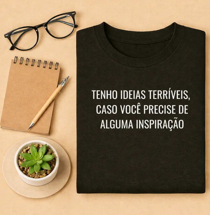 Tenho ideias terríveis,  Caso você precise de alguma inspiração