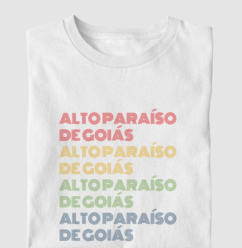 Alto Paraíso de Goiás Letreiro Retrô