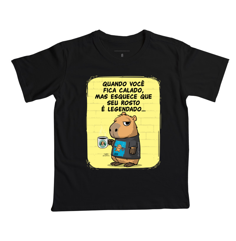 Camiseta Capivara Legendado