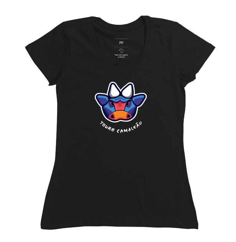 Camiseta Feminina Camaleão Signos - Touro