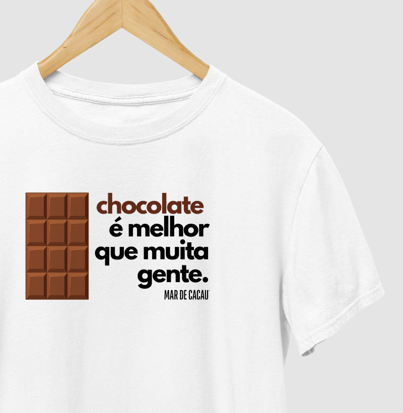 Chocolate é melhor que muita gente