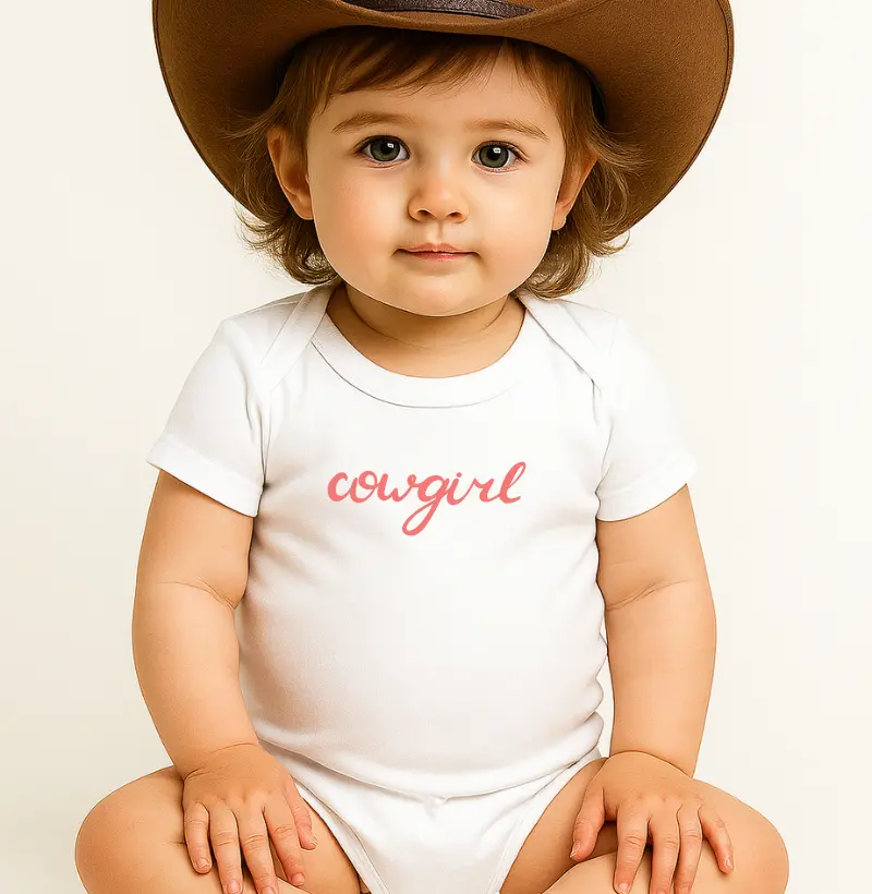 Body infantil cowgirl