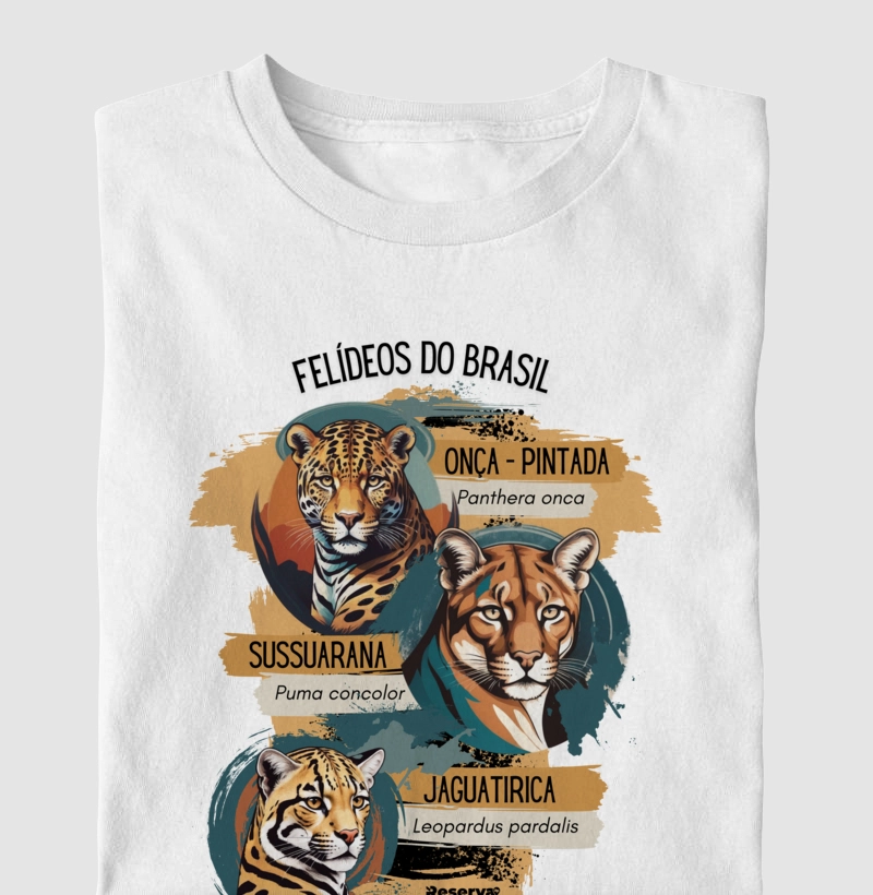 CAMISETA FELÍDEOS DO BRASIL