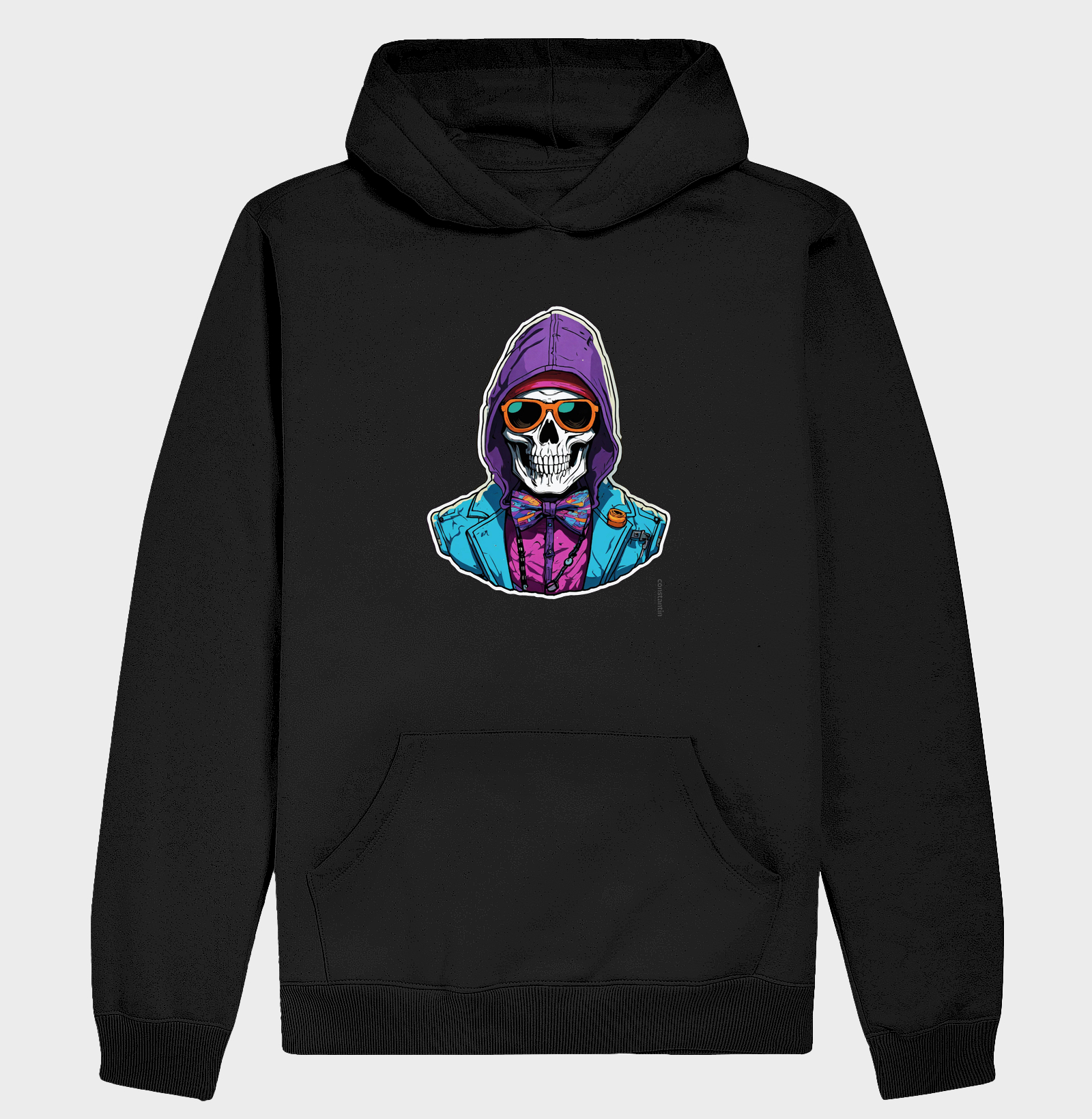 skull borboleta