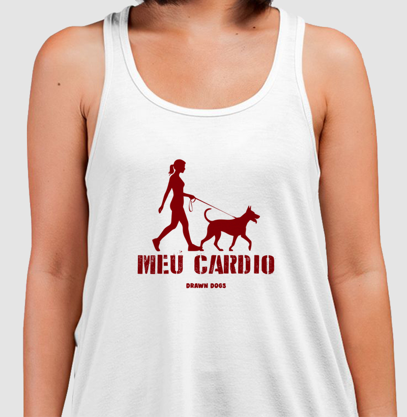 Meu cardio - mulher e cachorro
