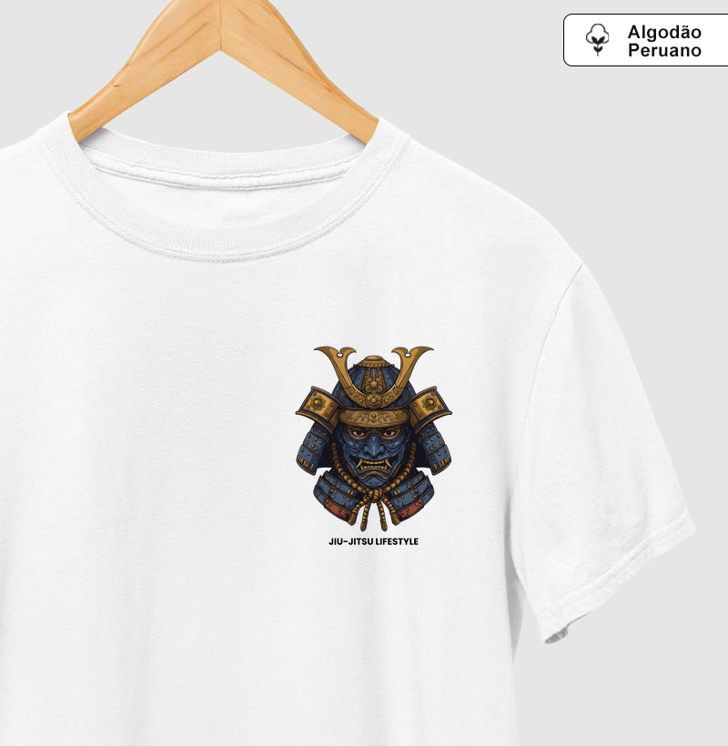 Samurai Azul - Jiu-Jitsu Lifestyle - Algodão Peruano