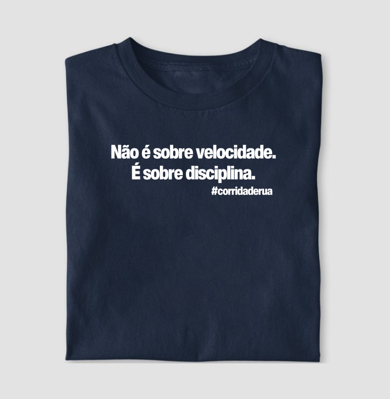 Não é sobre velocidade, é sobre disciplina