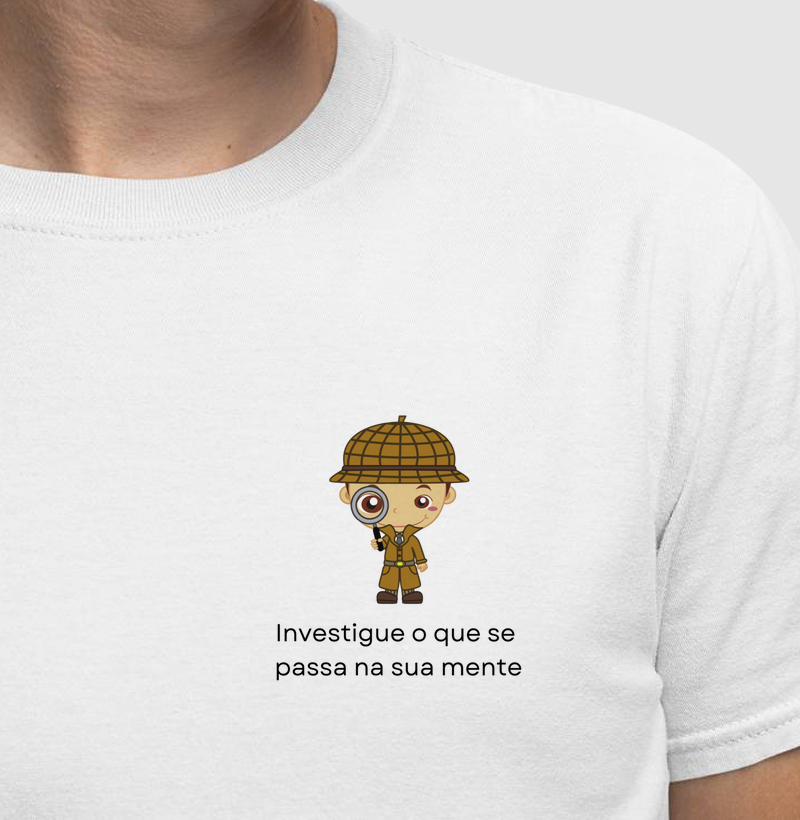 Camiseta | Investigue sua mente