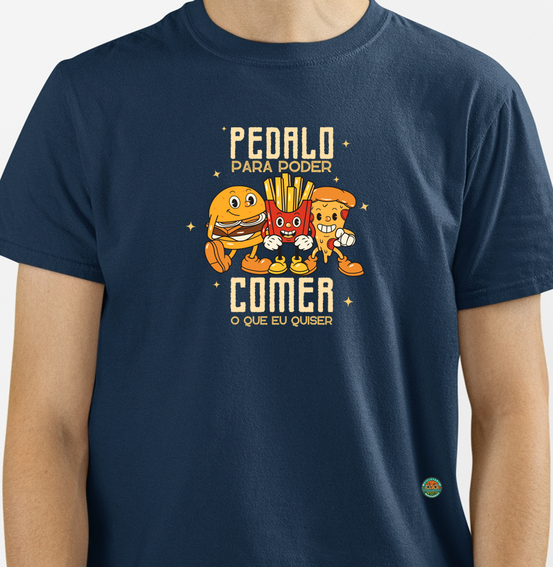 eu PEDALO para COMER o que eu QUISER