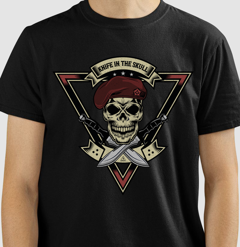 Knife in the skull Faca na Caveira